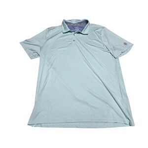 Flag & Anthem MadeFlex Light Blue Performance Polo XL Golf Athletic